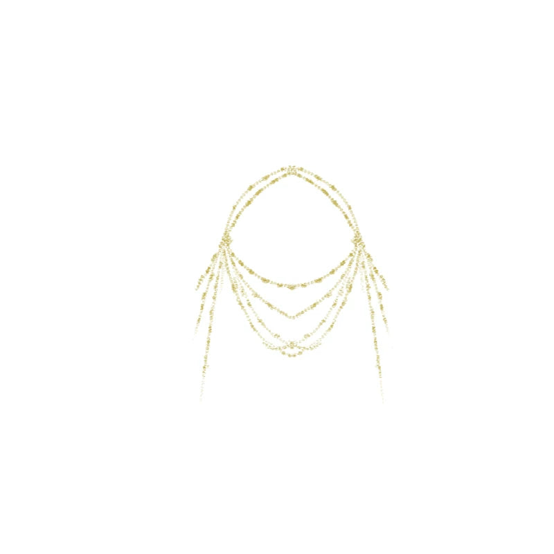 Hualure Series Hanfu Gilded Thread Color-Mixed Version