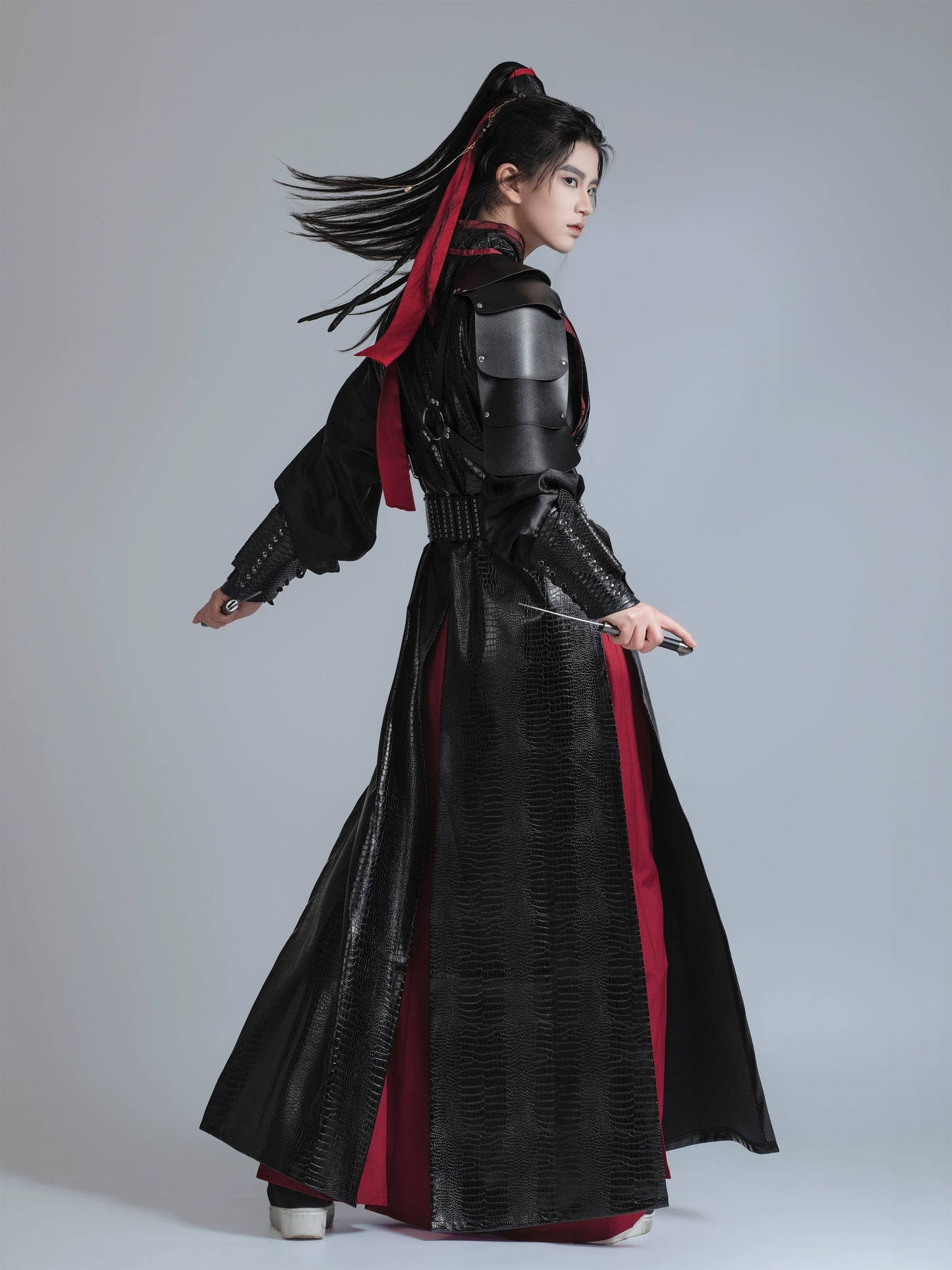 Male & Unisex Series Hanfu Dark Night Red Shadow