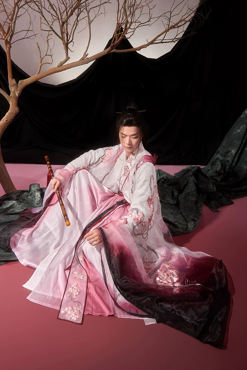 Ethereal Dreamscape Series Supreme Hanfu-Crimson Beauty