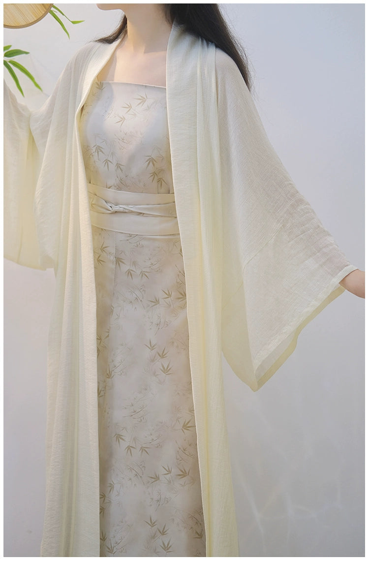 Lookbook Series Song Dynasty Hanfu Eight-Ripped Skirt Daily