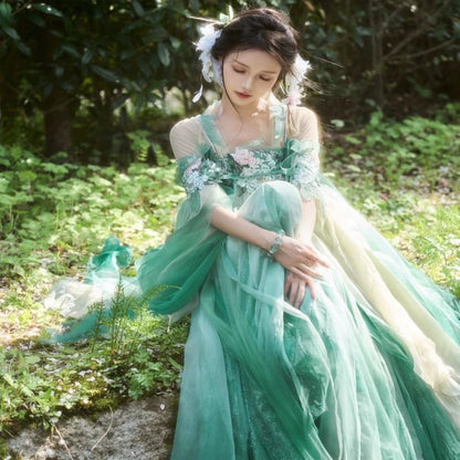 Oriental Aesthetics Series Sparkling Waters Hanfu Dress
