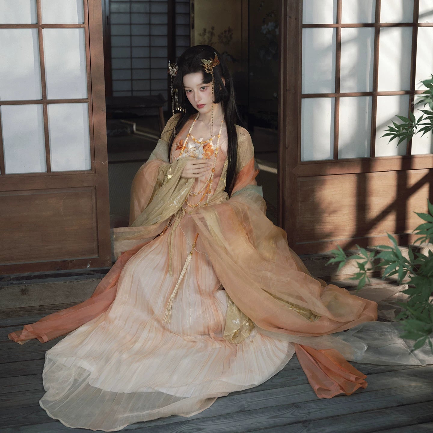 Timeless Fragrance Series Flying Flower Order Hanfu