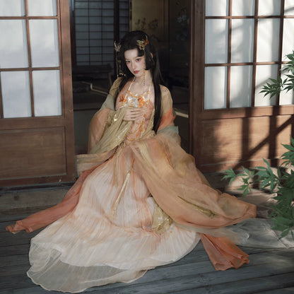 Timeless Fragrance Series Flying Flower Order Hanfu