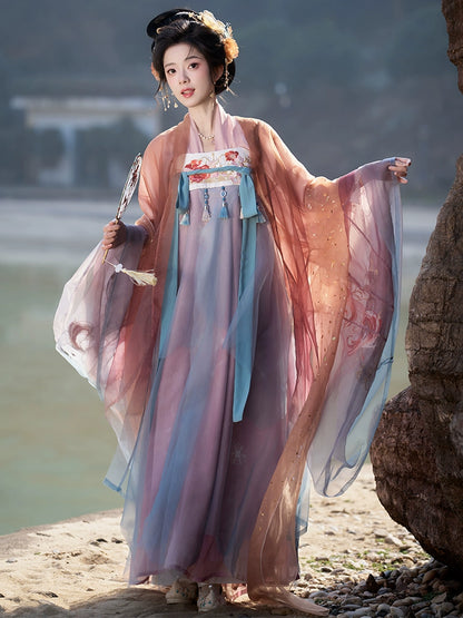 Lookbook Series Tang Hanfu 2025 Flower Shadow Fox