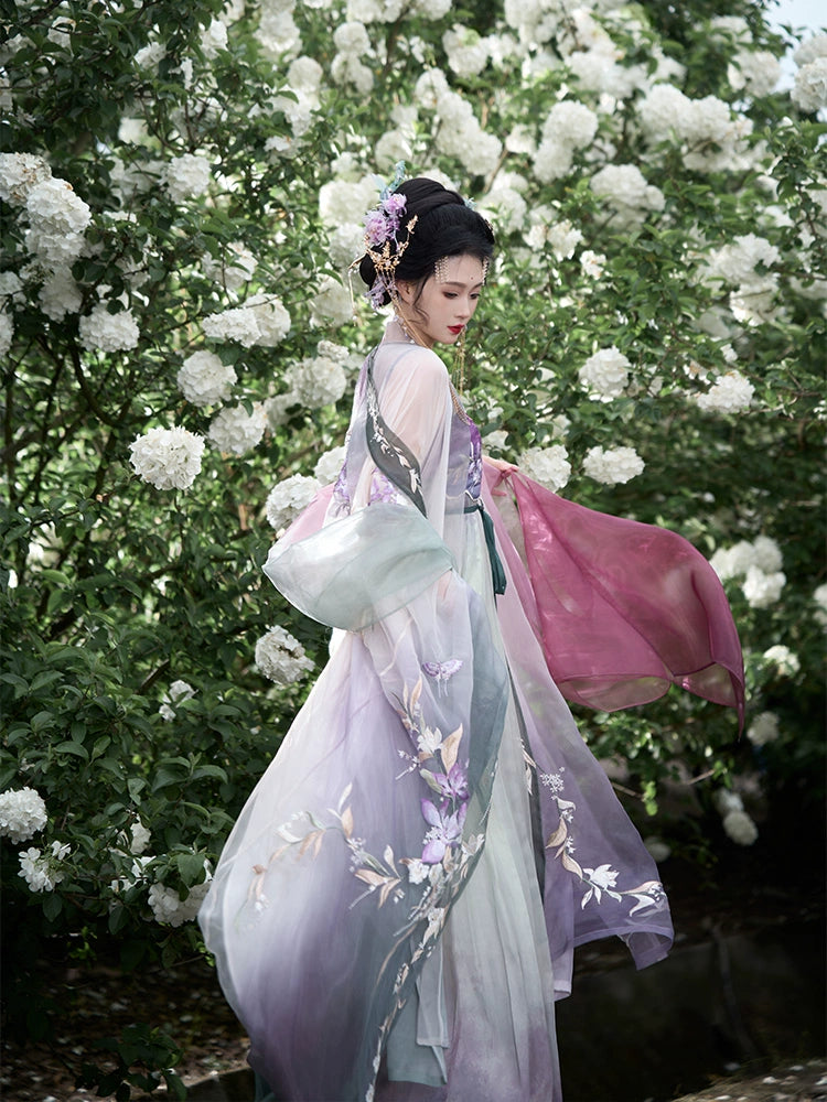 Ethereal Dreamscape Series Supreme Hanfu-Purple Kite