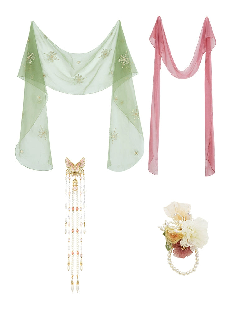 Peiyu Chunfeng : Jade Zephyr-Accessories+Shawl