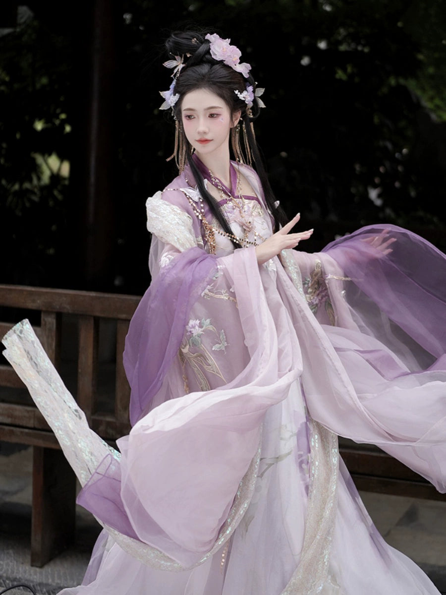 Twelve Flower Goddesses Series Peony Hanfu Dress