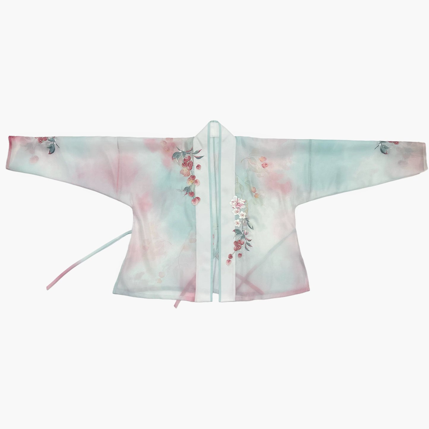 Haute Couture Series Woven Fabric Embroidered Hanfu Qing Huan Imperial Concubine's Smile Song Ming