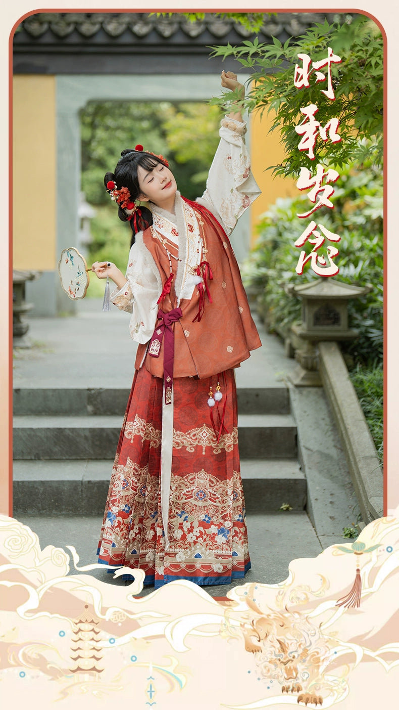 Lookbook Series Time and Years Winter Hanfu