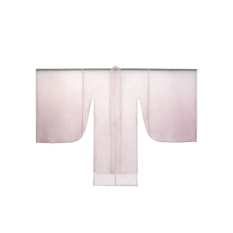 Shangyao Retreat Series Pink Purple Gradient Song Hanfu