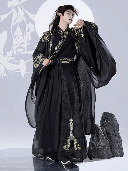Male & Unisex Series Hanfu White Mystery