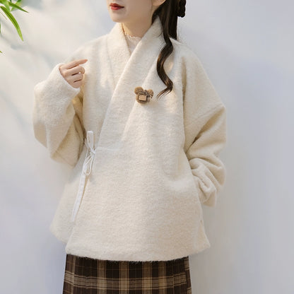 Lookbook Series Fluffy Autumn Winter Modern Hanfu