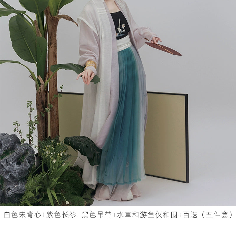 Shangyao Retreat Series Purple Song Hanfu