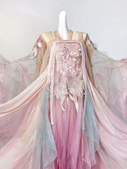 Oriental Aesthetics Series Pink Dreamer Hanfu Dress