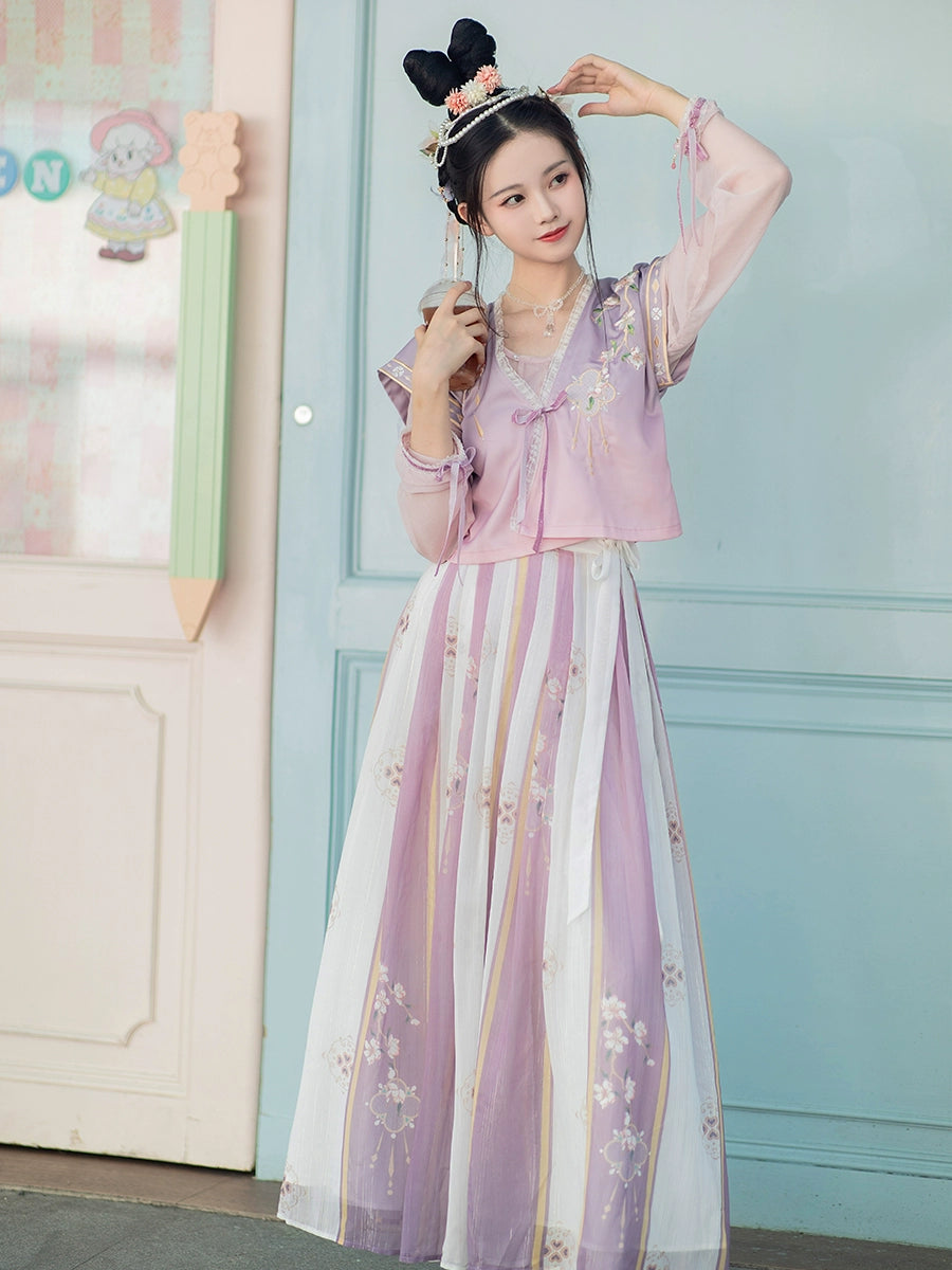 LOOKBOOK SERIES New Chinese Long-Sleeved Shirt Hanfu