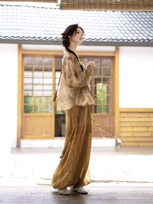 Lookbook Series Sanskrit Practice Autumn Song Hanfu