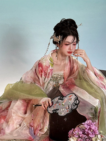 Daily Series Lustre Bloom Hanfu Dress