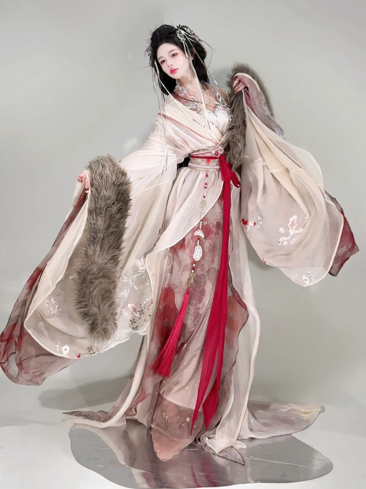 Cloud-Kissing Nature Series Yu Ji Qin Hanfu