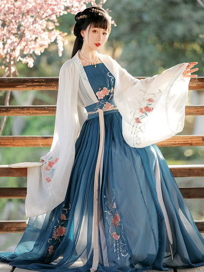 Song Dynasty Three-piece Waist COLLAR Skirt Dress