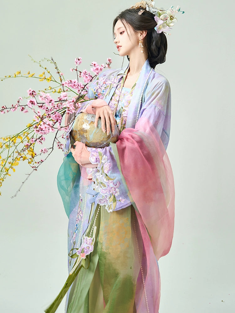 Bestie Series Wall Iris Song Dynasty Hanfu