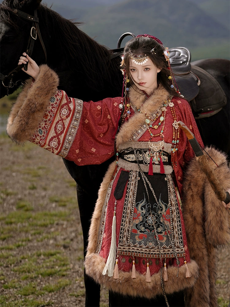 Folkloric Aesthetics Series Qiqige Hanfu