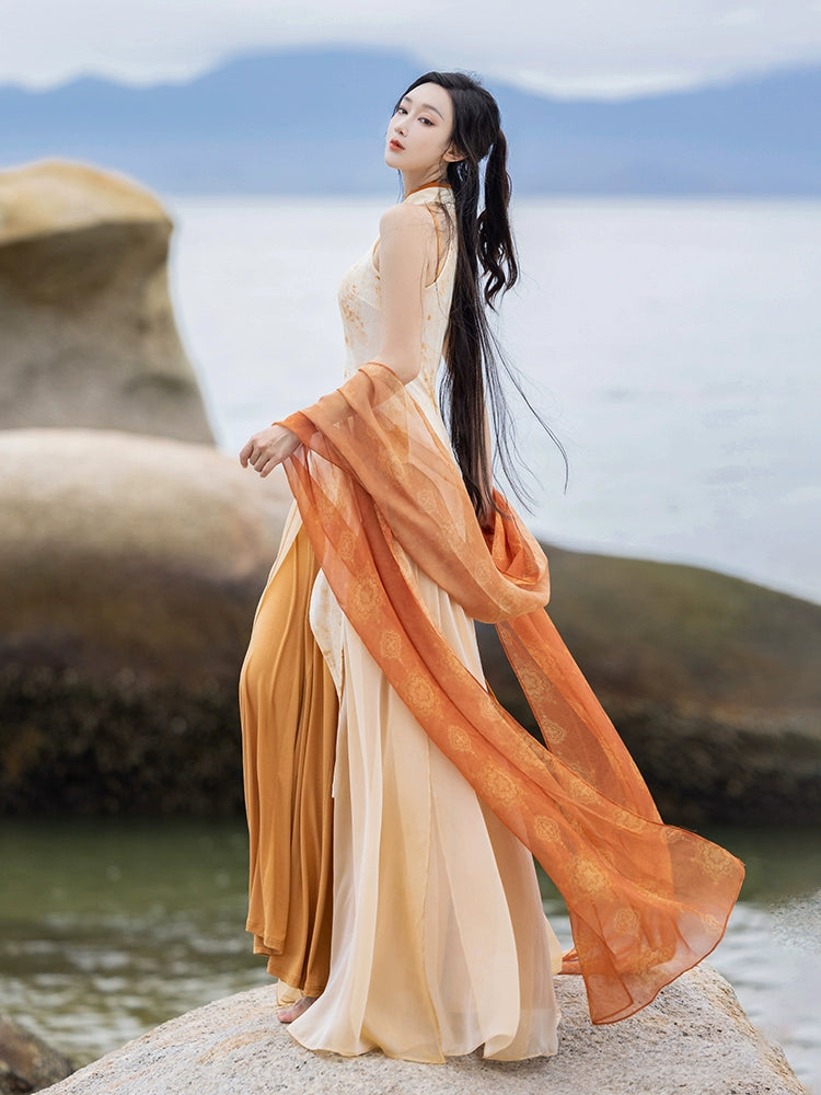 Lookbook Series Dreams Irregular Modified Cheongsam