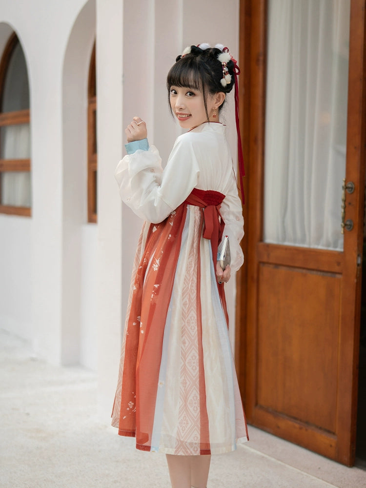 Yan Zhi Xiang Xue : Floral-Cryo Skirt
