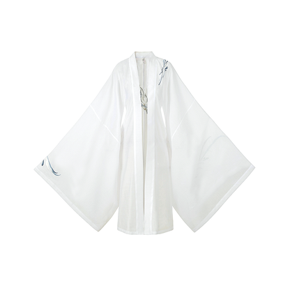 Mu Ye Hu : Woodland Fox Spirit-Large Sleeve Shirt
