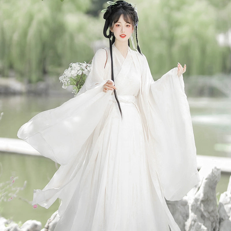 Original Shenming Girl Hanfu Women's Wei and Jin Style Wide Sleeve Flowing Fairy Skirt