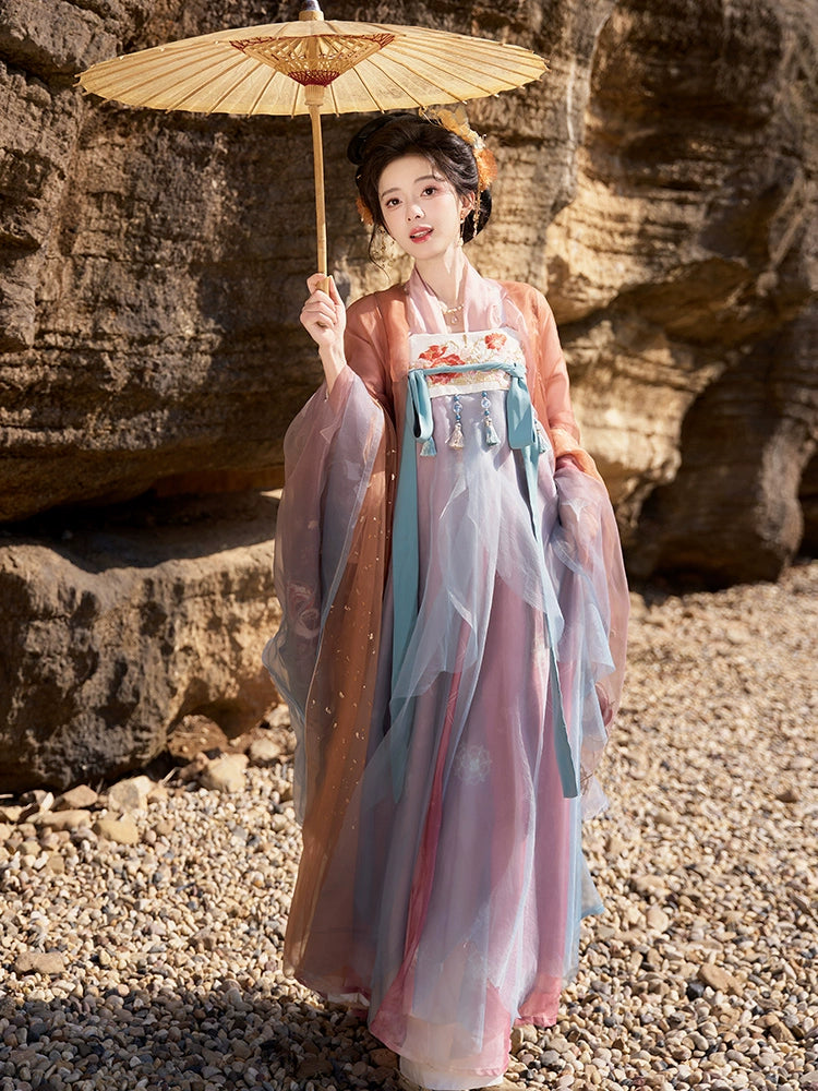 Lookbook Series Tang Hanfu 2025 Flower Shadow Fox