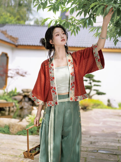 Lookbook Series Waxberry Wine Autumn Song Hanfu