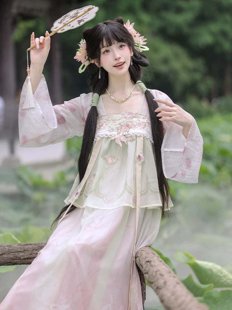 Picks Hype Series Hanfu Lotus Stirring, Fishing Boat Descends
