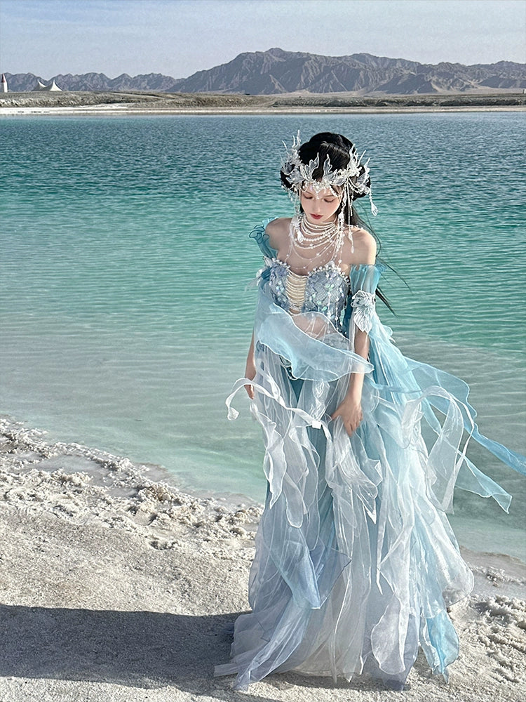 Exotic Series Mermaid Princess Hanfu Dress