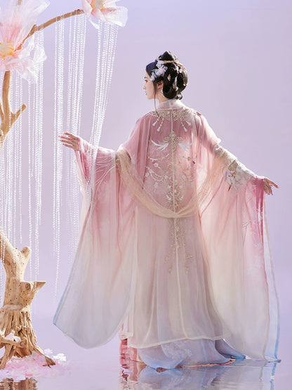 Lookbook Series Tang Hanfu 2025 White Jade Orb