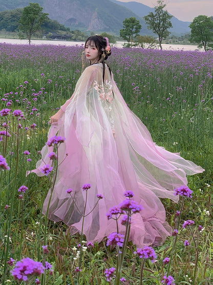 Twelve Flower Goddesses Series Lotus Hanfu Dress