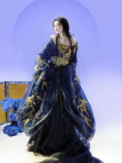 Hualure Series Hanfu Gilded Thread Color-Mixed Version