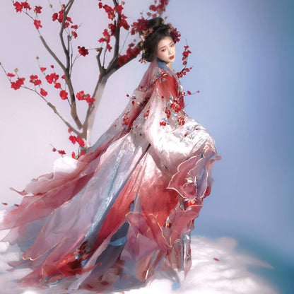 Ethereal Dreamscape Series Supreme Hanfu-Crimple