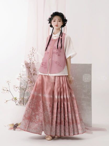 Lookbook Series Peach Sparkling Water Autumn Ming Hanfu