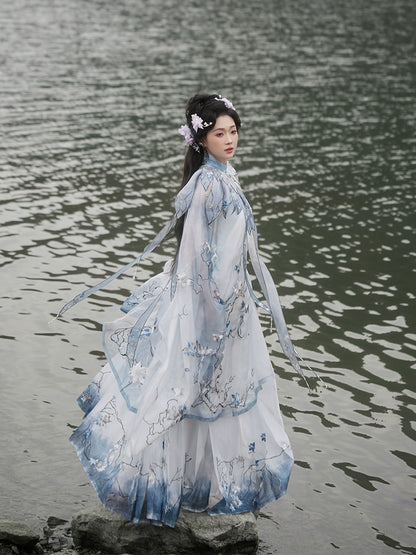 Ethereal Dreamscape Series Supreme Hanfu-Celadon