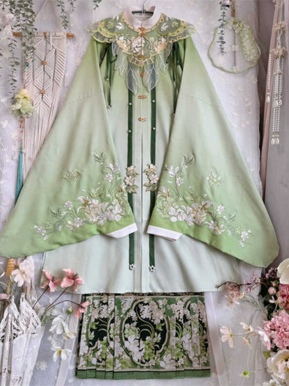 Lookbook Series 2025 Hanfu Shallow Green