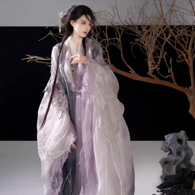 Ethereal Dreamscape Series Supreme Hanfu-Mist Sunset Glow