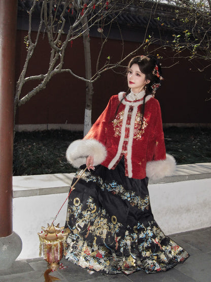 Liu Dan Huai Xue : Red Glow with Snow