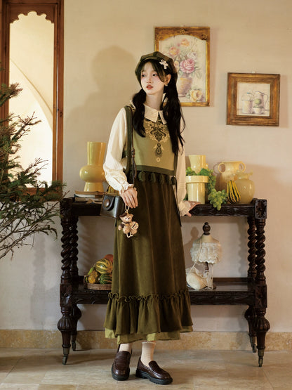 Lookbook Series Ethnic Autumn Hanfu Tawny Longjing