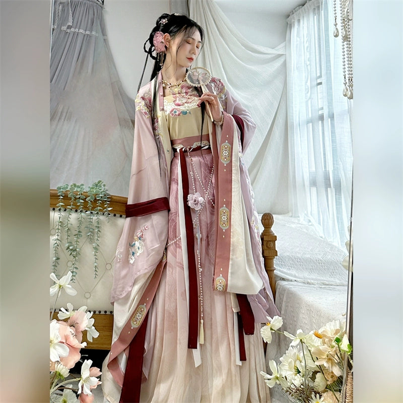 Lookbook Series 2025 Hanfu Emerald Pink Jade Beige