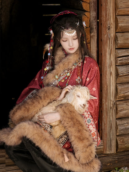 Folkloric Aesthetics Series Qiqige Hanfu