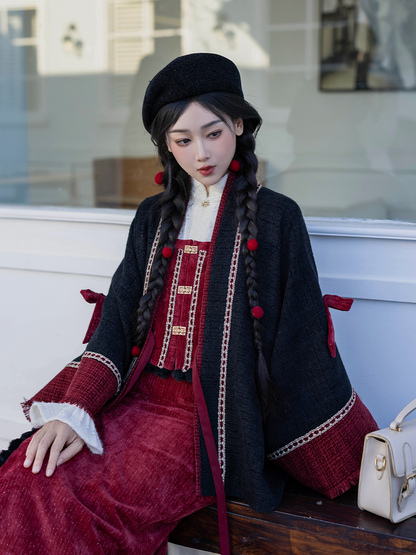 Dreams Spiral Skirt Cardigan Hanfu