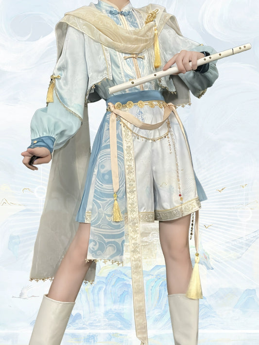 Flower Poetry Unisex Hanfu Viridhills