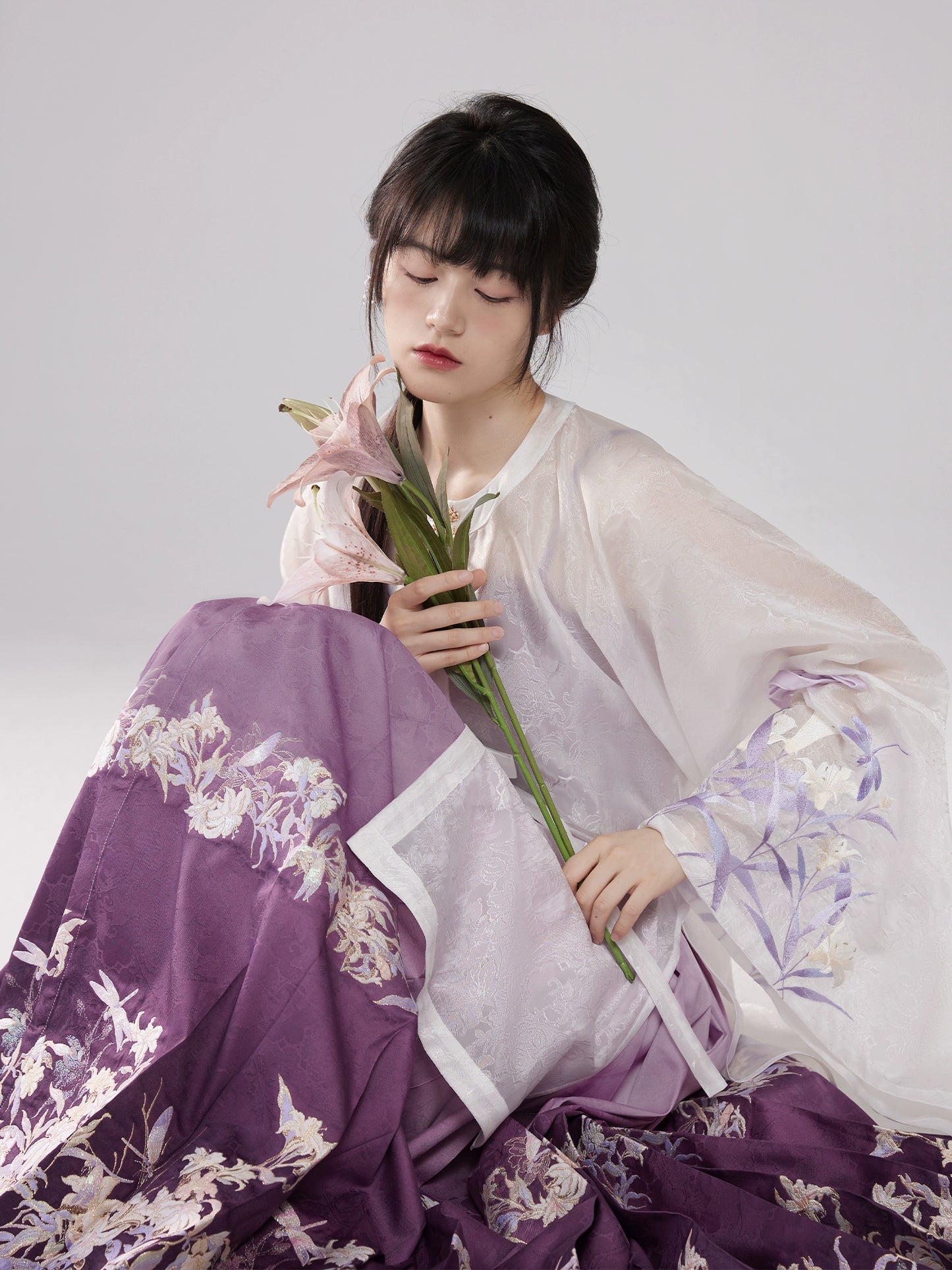 Lookbook Series Strings High-Grade Fabrics Ming Dynasty Gradient Hanfu