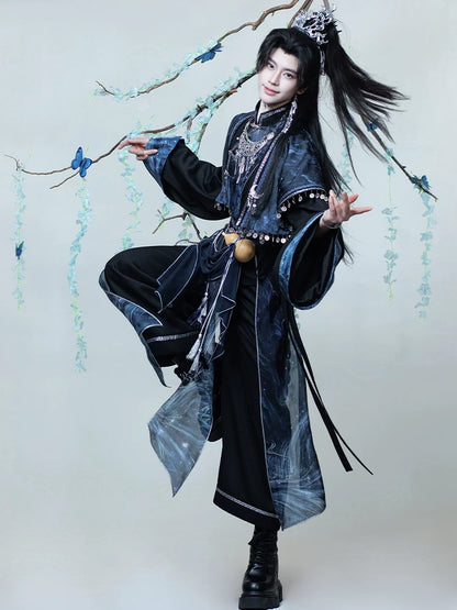 Flower Poetry Unisex Hanfu Verdant Call