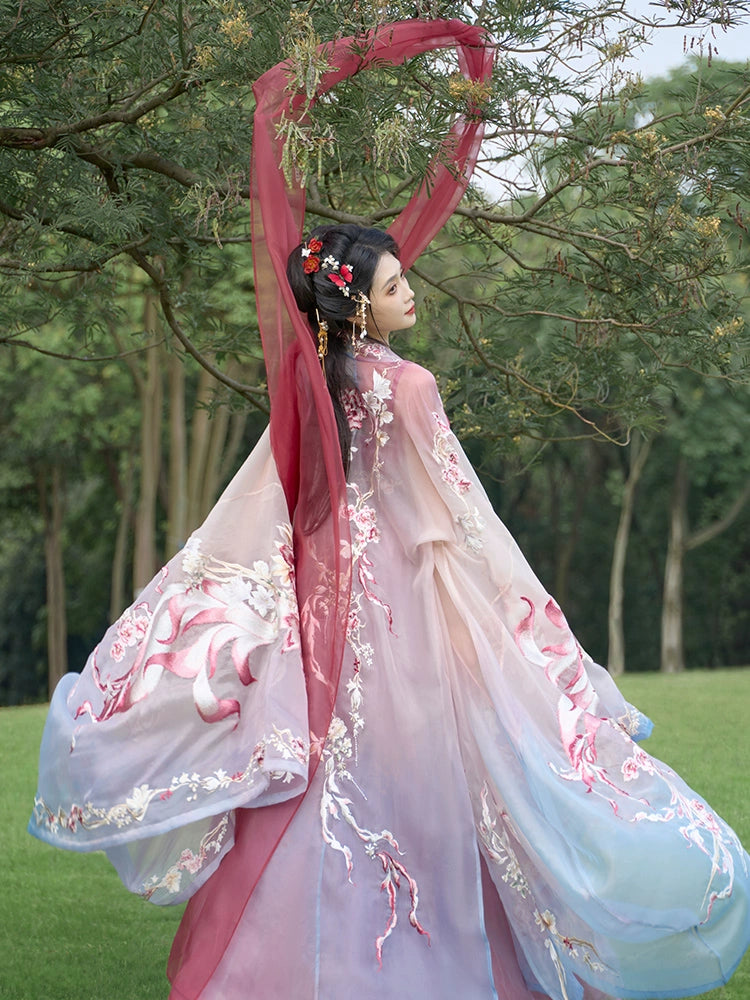 Ethereal Dreamscape Series Supreme Hanfu-Fox's Spring Awakening